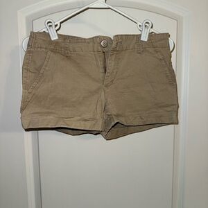 Aeropostale Women's Khaki  Shorts